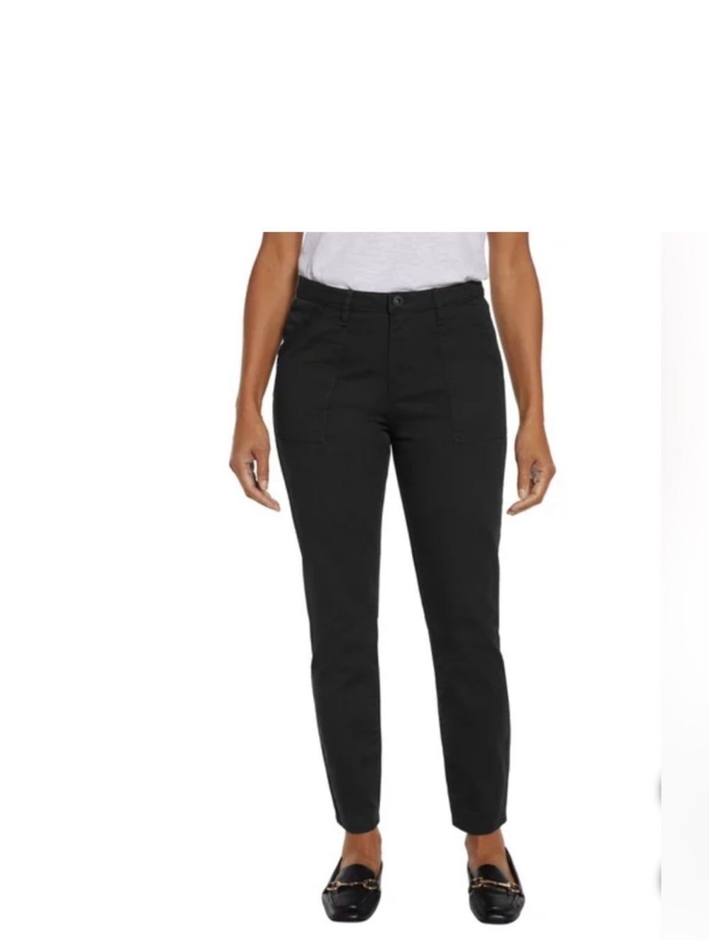 Banana Republic Women’s Black High Rise Twill Pants Size 6 NWT